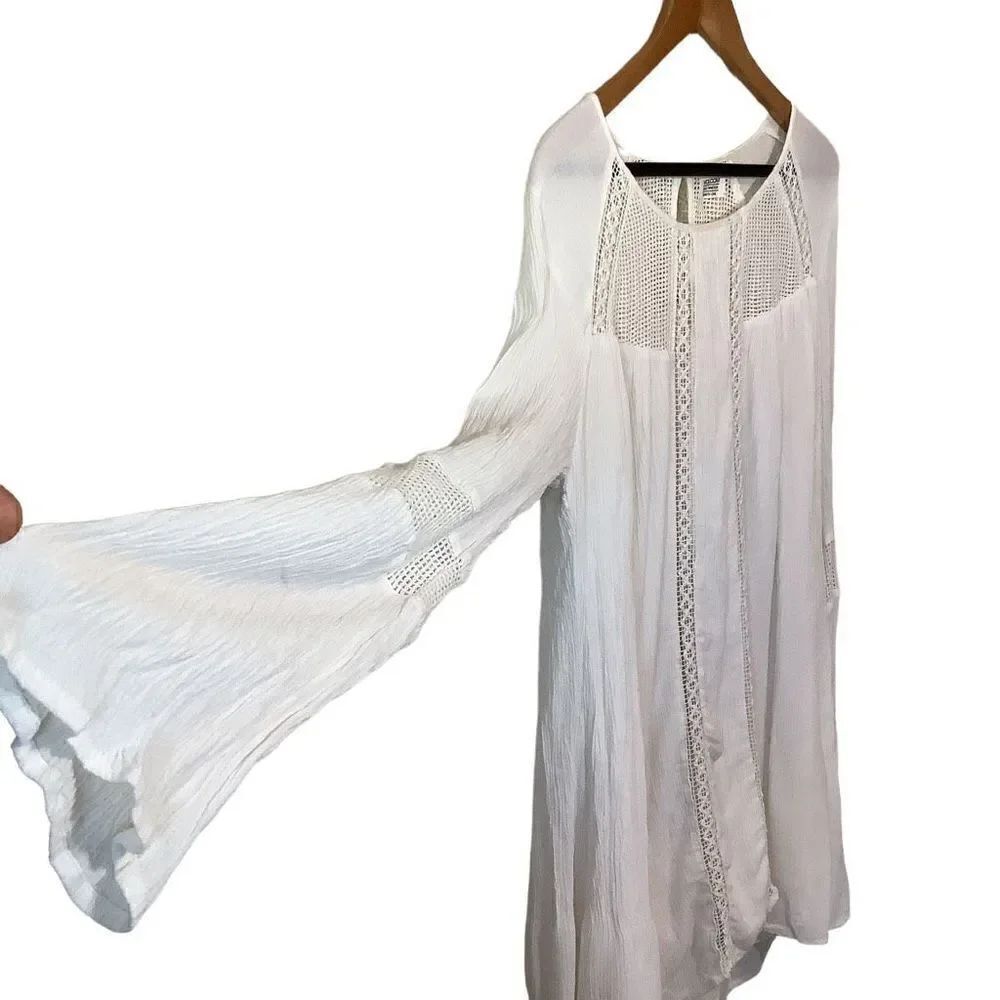 Volcom Cream Colored Boho Traffik Dress - Picture 2 of 8